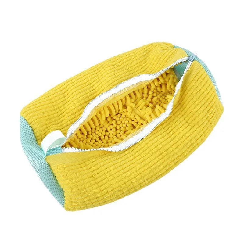 Natural Cotton Laundry Bag – Reusable Wash Bag for Delicates Laundry Wash Bag Axl Yellow1PC