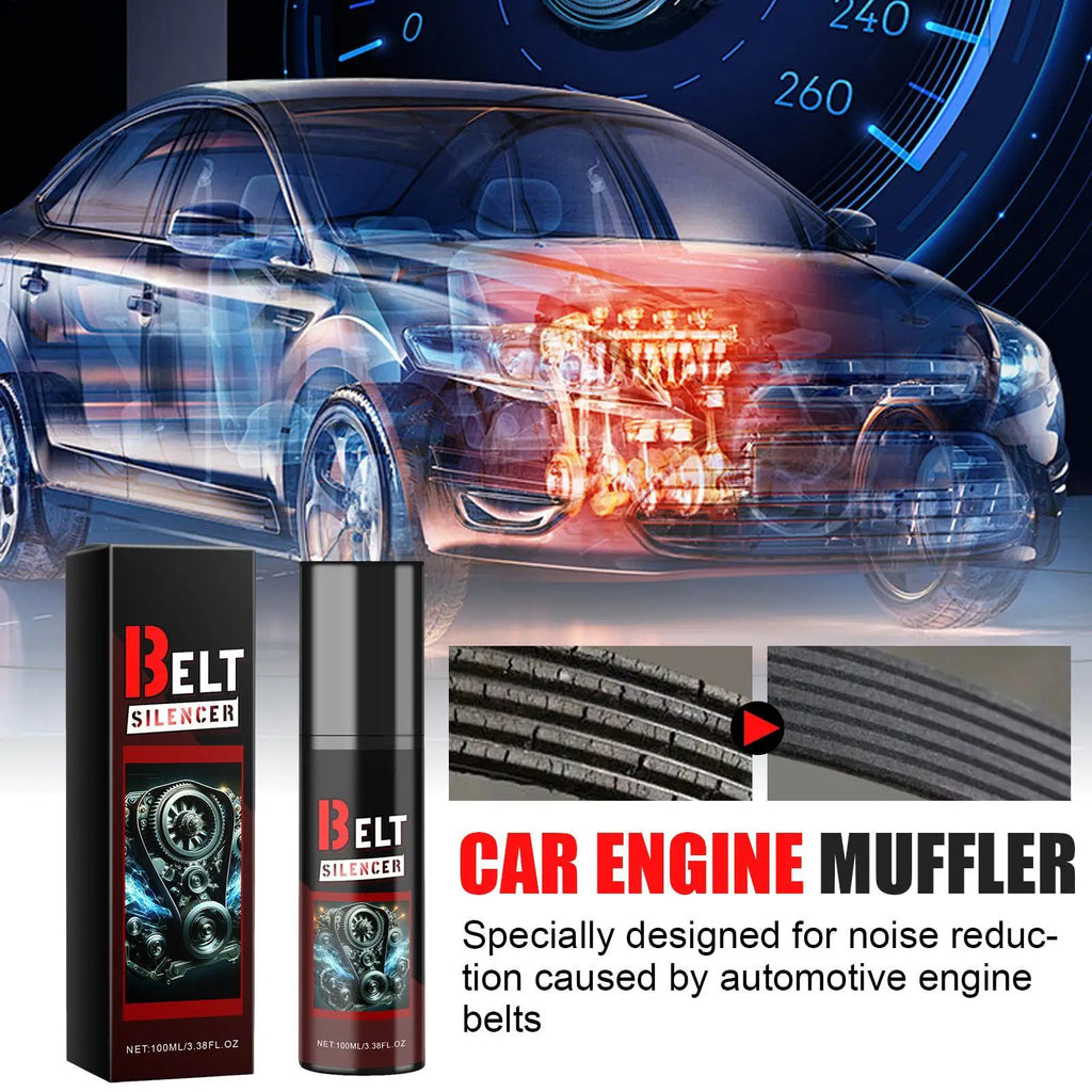 Car Belt Dressing Spray 100ml – Engine Belt Lubricant & Silencer Belt Lubricant Spray Axl 100ml
