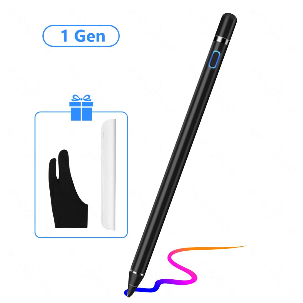 Universal Stylus Pen for iPad, iPhone & Android – No Bluetooth Tablet Stylus Pen Axl not magnetic Black