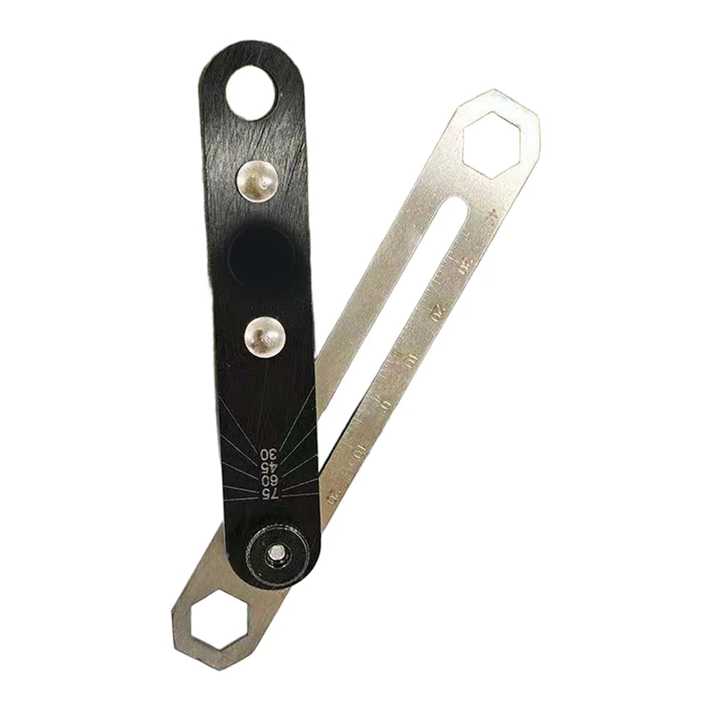 80mm T-Shape Angle Ruler | Adjustable Woodworking Square Gauge Woodworking Angle Ruler Axl