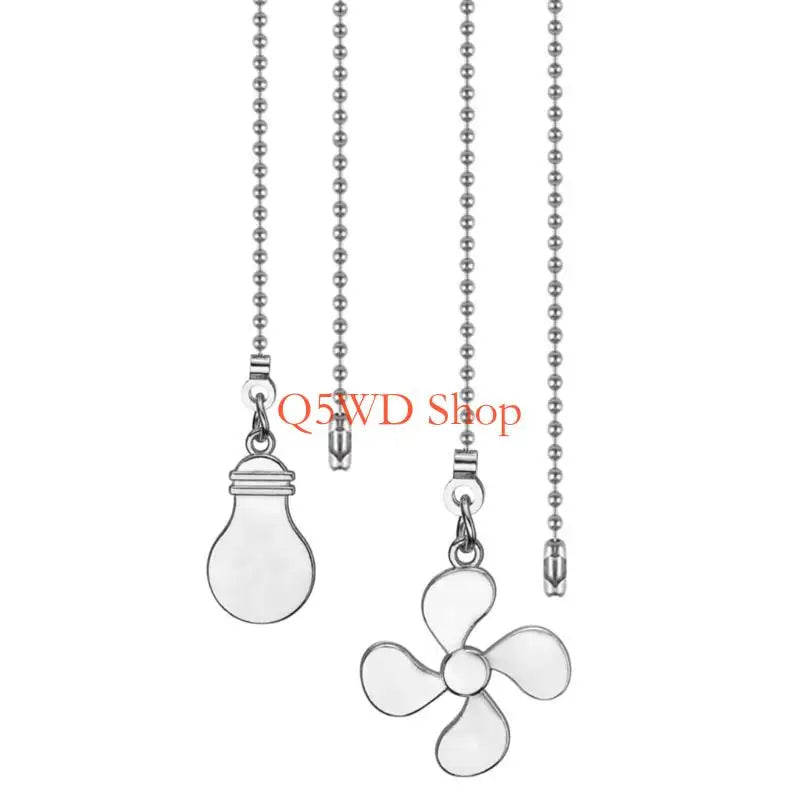 Steel Ceiling Fan Pull Chain Extender – 35cm Easy Install Fan Chain Extender Axl