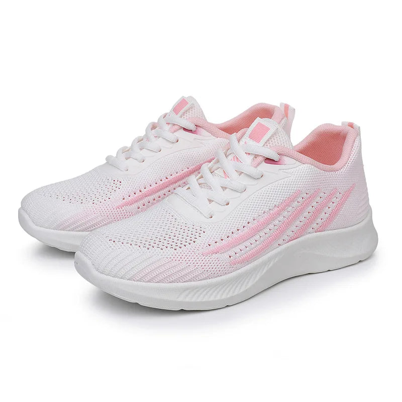 Women's Air Mesh Casual Sneakers – Anti-Slip Flat Shoes Casual Sneakers Axl