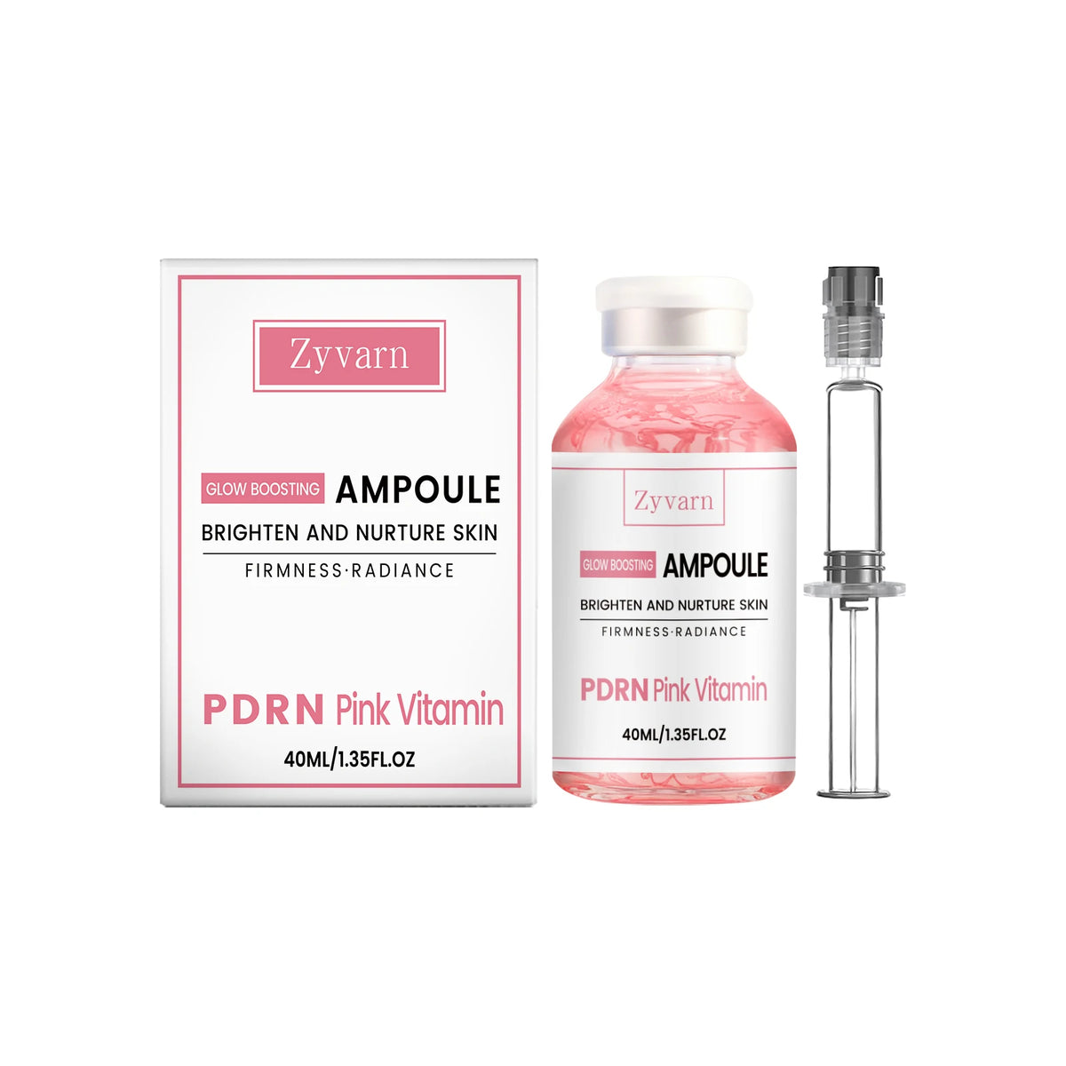 PDRN Pink Vitamin Serum – Brightening Glow Ampoule Brightening Face Serum Axl 40ml