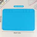 ESD Silicone Soldering Mat – Heat-Resistant Electronics Repair Pad Soldering Work Mat Axl A1