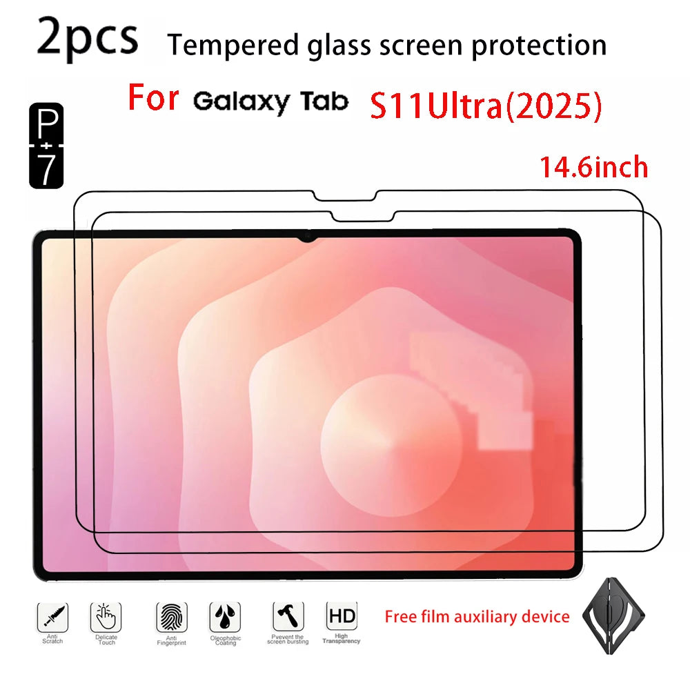HD Tempered Glass Screen Protector Samsung Galaxy Tab S Ultra 14.6" Tablet Screen Protector Axl for s11ultra2025