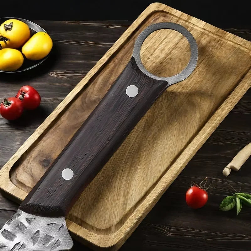 Handmade Forged Boning Knife – Stainless Steel & Wood Handle Boning Knife Axl