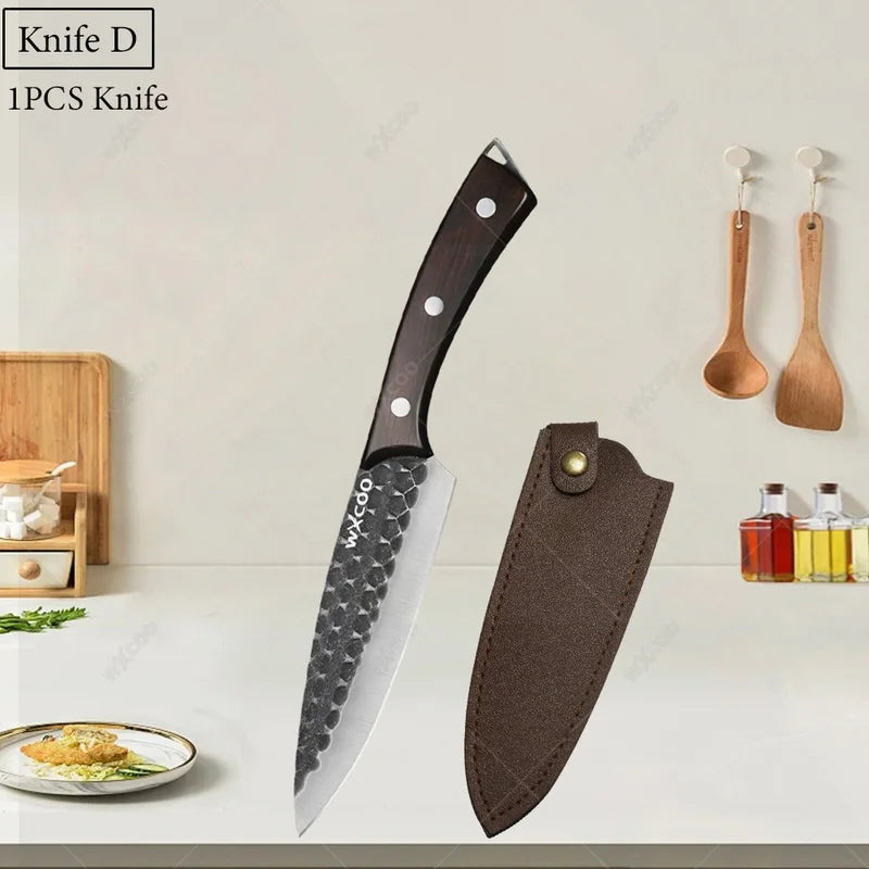 WXCOO Forged Stainless Steel Boning & Cleaver Kitchen Knife Kitchen Knife Axl Knife D