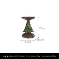 Christmas Tree Candle Holder – Resin Festive Candlestick Decor Candle Holder Axl S