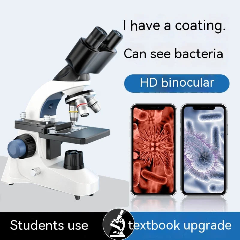 Binocular Biological Microscope 40–1600X High Power HD Binocular Microscope Axl