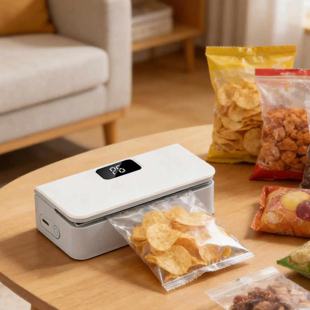 Mini Handheld Bag Sealer – Rechargeable Heat Sealing Machine Heat Bag Sealer Axl