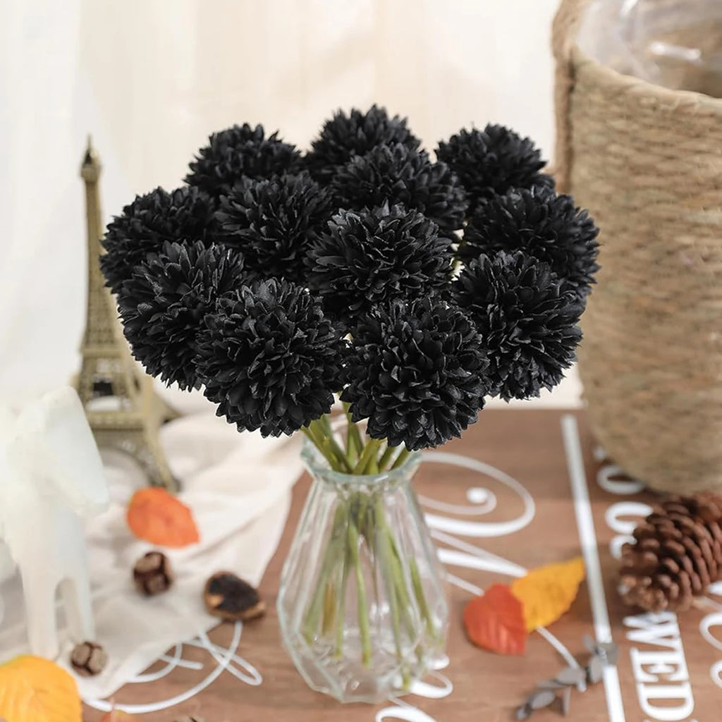 Artificial Silk Dandelion Hydrangea Bouquet – Wedding & Home Decor Artificial Flower Bouquet Axl