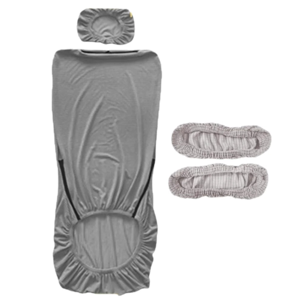 Universal Elastic Chair Cover – Office & Gaming Slipcover Chair Slipcover Axl Silver