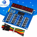 TM1638 8-Digit LED Display 16-Key Module for Arduino LED Display Module Axl Default Title