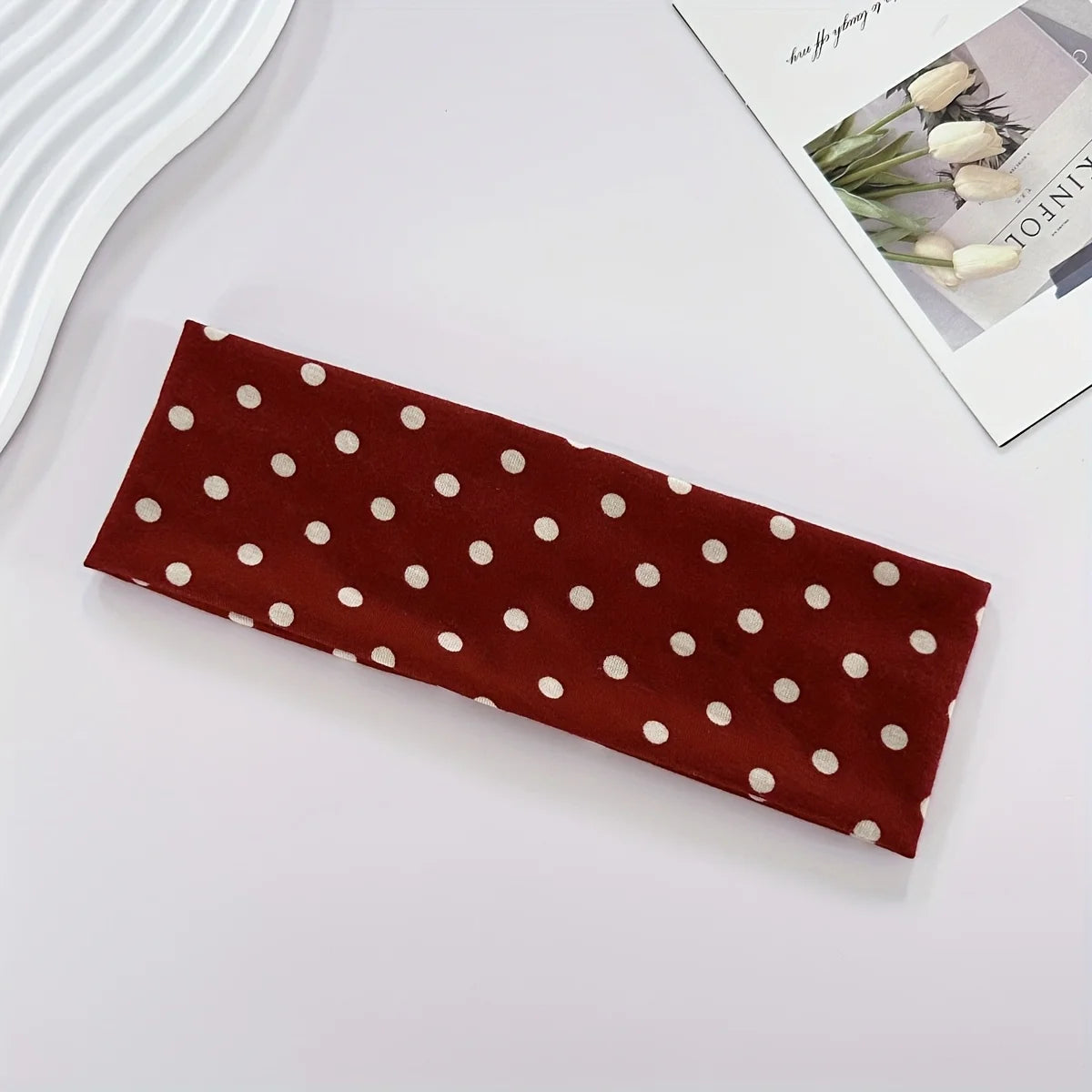2-Pack Women's Polka Dot Workout Headbands – Sweat-Wicking Workout Headband Axl