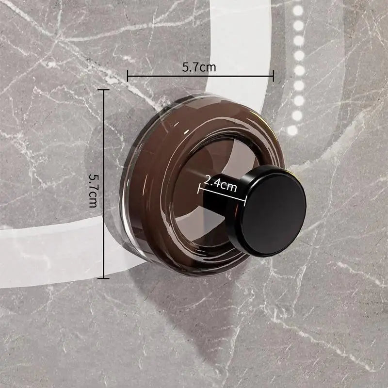No-Drill Suction Cup Wall Hooks – ABS 4-Pack | Bathroom &amp; Kitchen Suction Cup Hooks Axl A