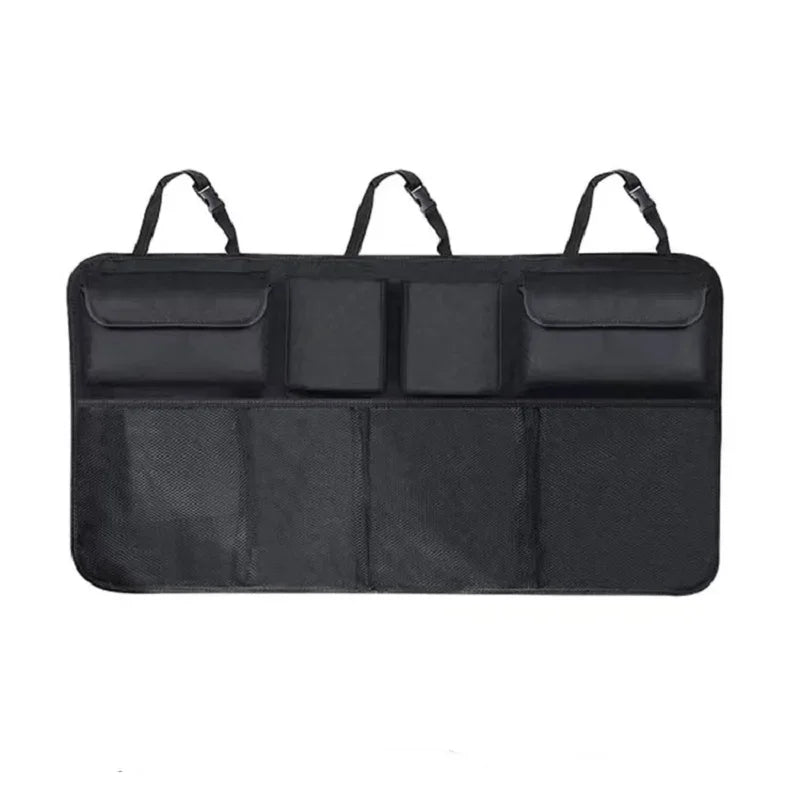 Car Backseat Organizer – Hanging Storage Bag Net for SUV & Van Car Seat Organizer Axl black