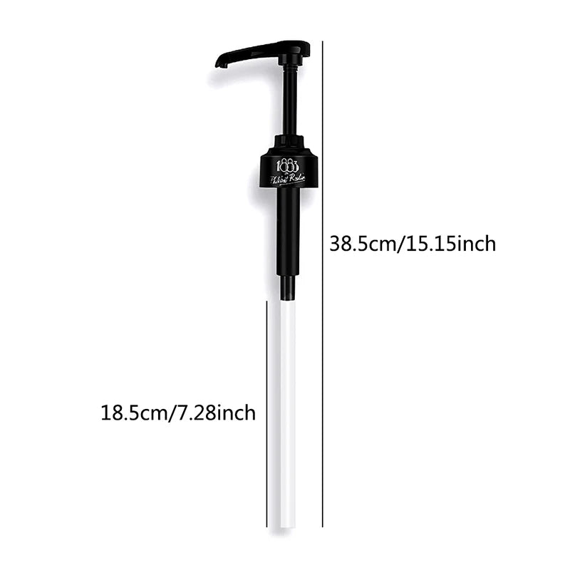 10ml Syrup Pump Dispenser for Coffee, Juice & Bottles – Black Syrup Pump Dispenser Axl