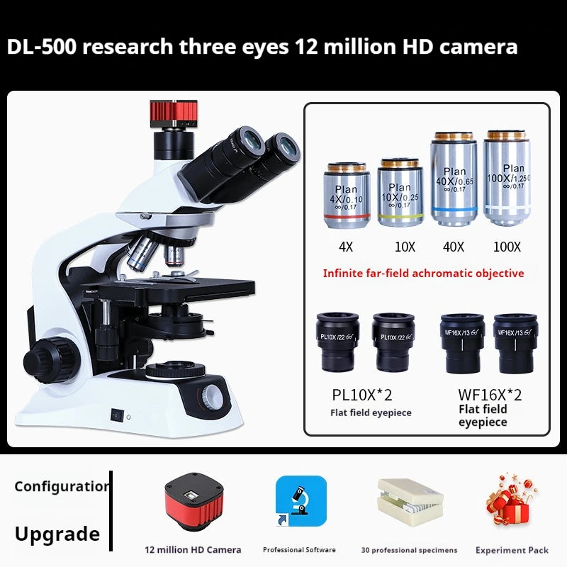 Research Grade Biological Microscope | Plan Infinity Optical System Biological Microscope Axl 3