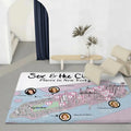 Sex and the City Flannel Floor Mat – Non-Slip Soft Indoor Rug Indoor Floor Mat Axl White7 100x160cm