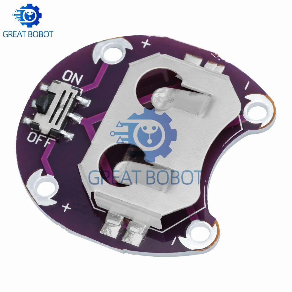 LilyPad CR2032 Coin Cell Battery Holder Module for Arduino DIY Battery Holder Module Axl