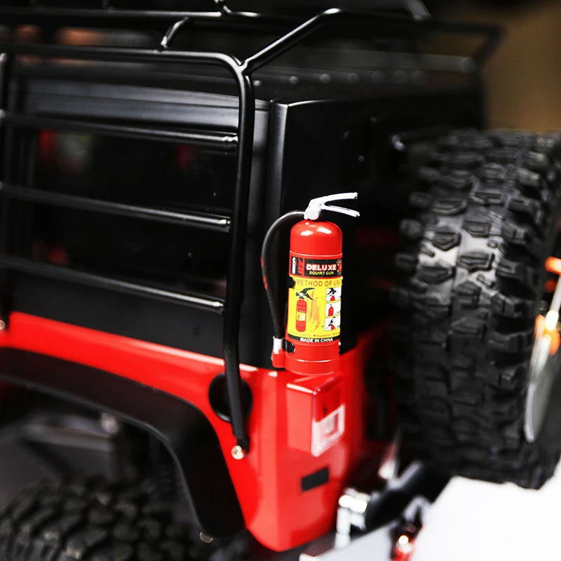 RC Crawler 1:10 Scale Fire Extinguisher Accessory Model 45mm RC Crawler Accessory Axl
