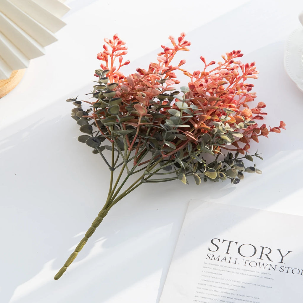 Artificial Eucalyptus Stems for Wedding, Wreath & Home Décor Artificial Floral Stems Axl