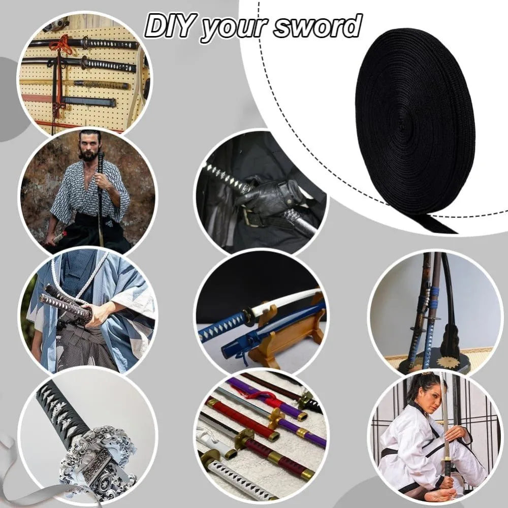 Ito Sageo Silk-Cotton Wrapping Cord for Katana & Samurai Sword Sword Wrapping Cord Axl