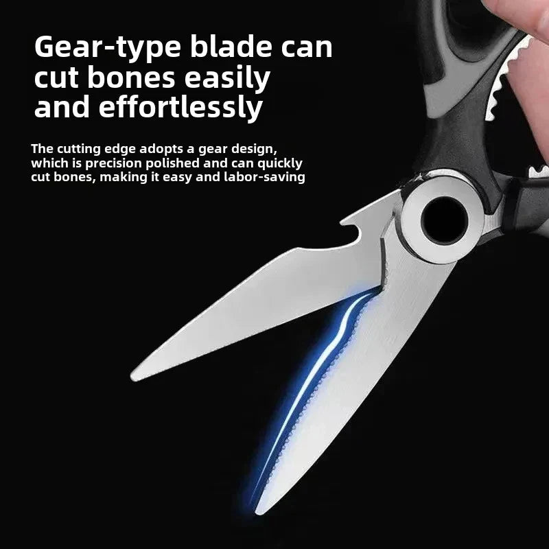 Stainless Steel Kitchen Scissors – Pizza, Salad & Food Cutting Kitchen Scissors Axl