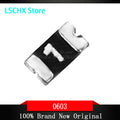50Pcs PPTC Resettable SMD 0603 Fuse – 10mA to 1A, 30V/60V Resettable SMD Fuse Axl 30mA-9V