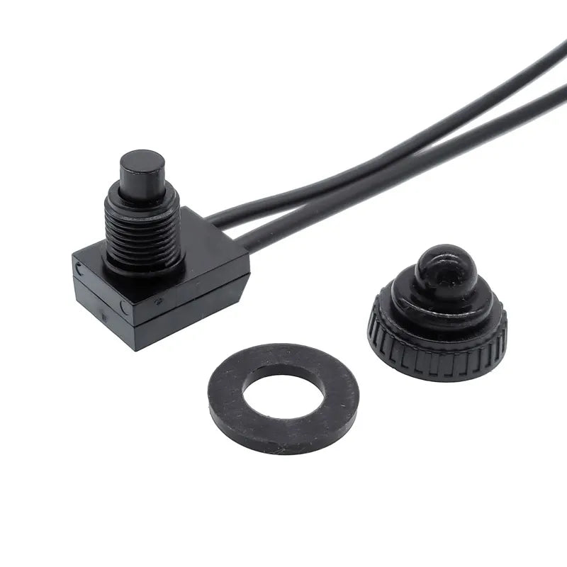 2-Pack IP67 Waterproof Push Button Switch KP107S NC NO Push Button Switch Axl