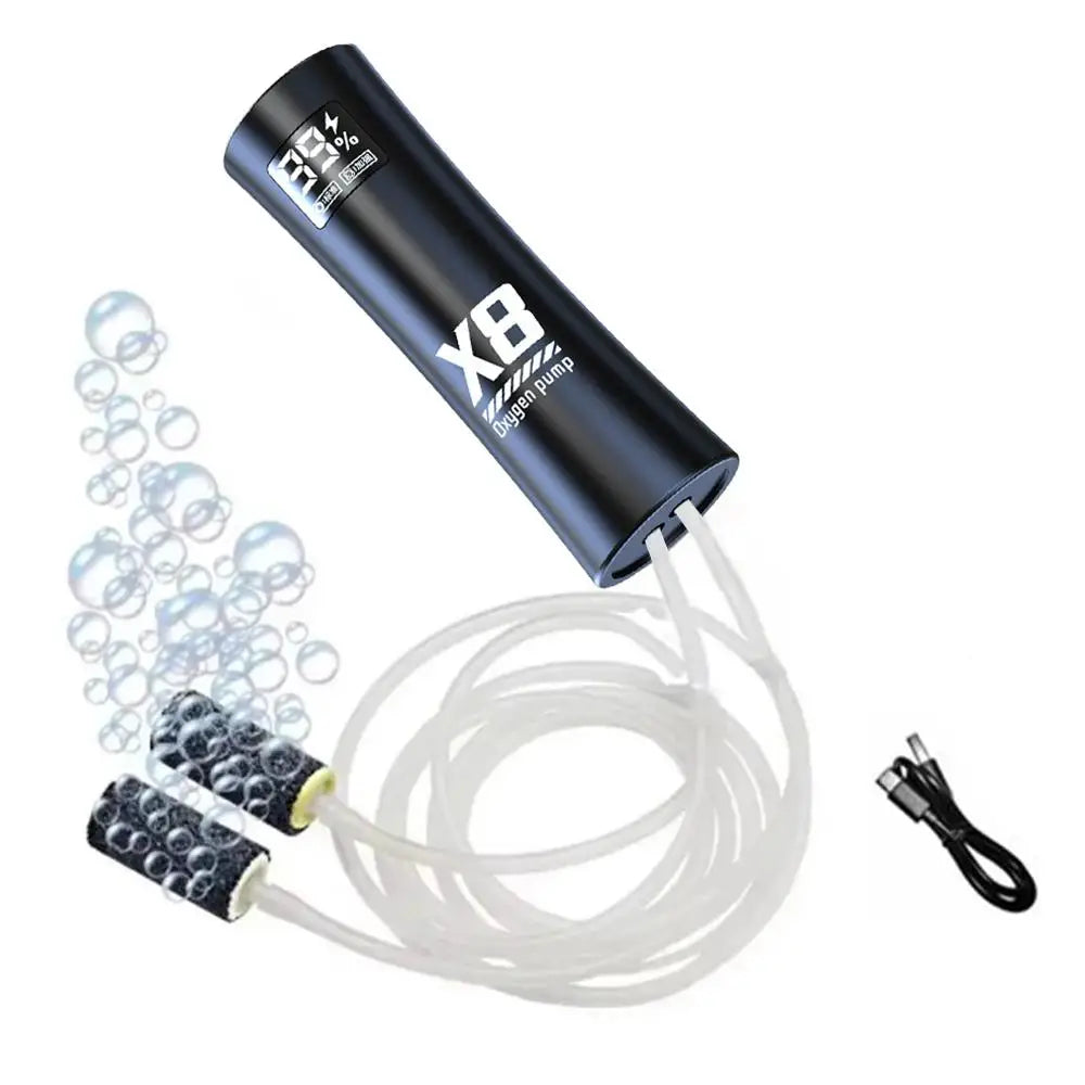 Portable USB Aquarium Air Pump – Silent Mini Oxygenator Aquarium Air Pump Axl A S