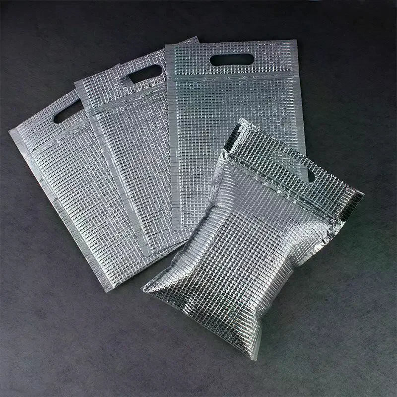 5-Pack Insulated Thermal Bags with Zipper & Carry Handle Insulated Thermal Bags Axl