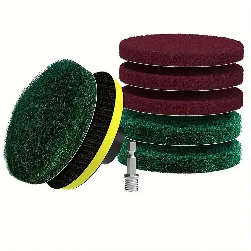8-Piece Drill Brush Scrubber Kit – Tile, Bathtub & Floor Cleaning Drill Cleaning Brush Kit Axl 8pcs