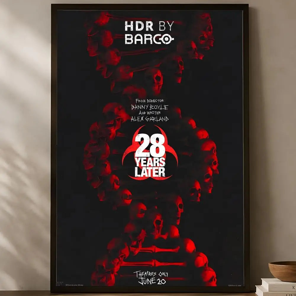 28 Years Later Movie Poster – Self-Stick HD PVC Wall Art Movie Wall Poster Axl White04 15X20cmNoframe