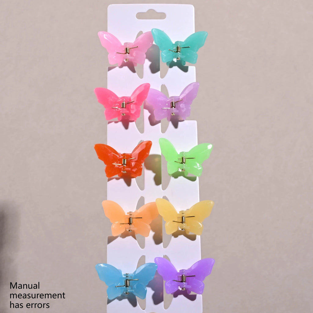 20 Pcs Mini Butterfly Hair Clips – Macaron Pastel Colors Butterfly Hair Clips Axl Jelly-series-2set