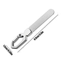 Double-Sided Stainless Steel Nail File – Manicure & Pedicure Metal Nail File Axl Silver