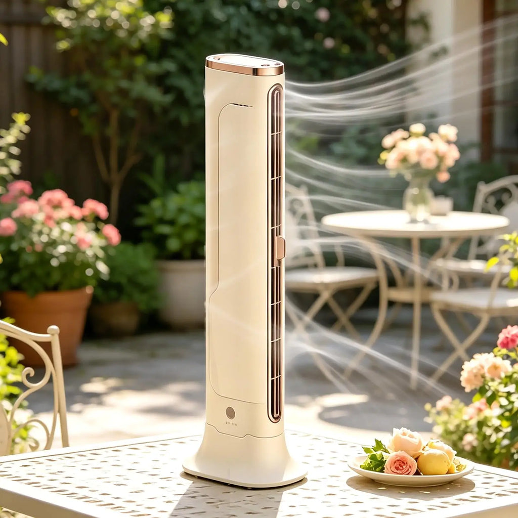 Bladeless USB Rechargeable Portable Fan – Desk, Office & Outdoor Portable Bladeless Fan Axl