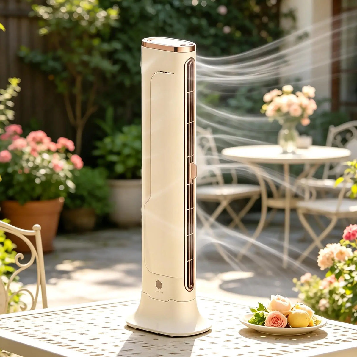 Bladeless USB Rechargeable Portable Fan – Desk, Office & Outdoor Portable Bladeless Fan Axl