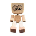 Shaking Wooden Man Figurine – Funny Car Dashboard Ornament Novelty Desk Figurine Axl black