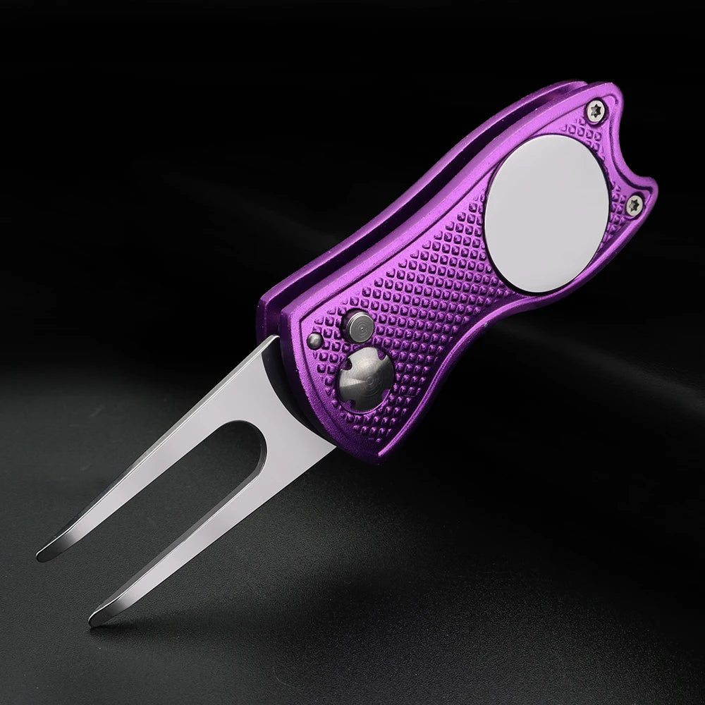 Golf Green Fork – Aluminum & 440C Stainless Steel Divot Tool Golf Divot Tool Axl G China Mainland