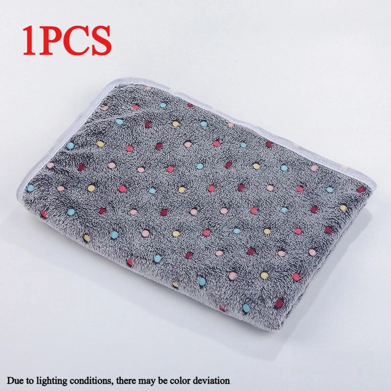 Soft Flannel Pet Blanket for Dogs & Cats | Cartoon Christmas Throw Pet Throw Blanket Axl M-1pcs 104x76cm