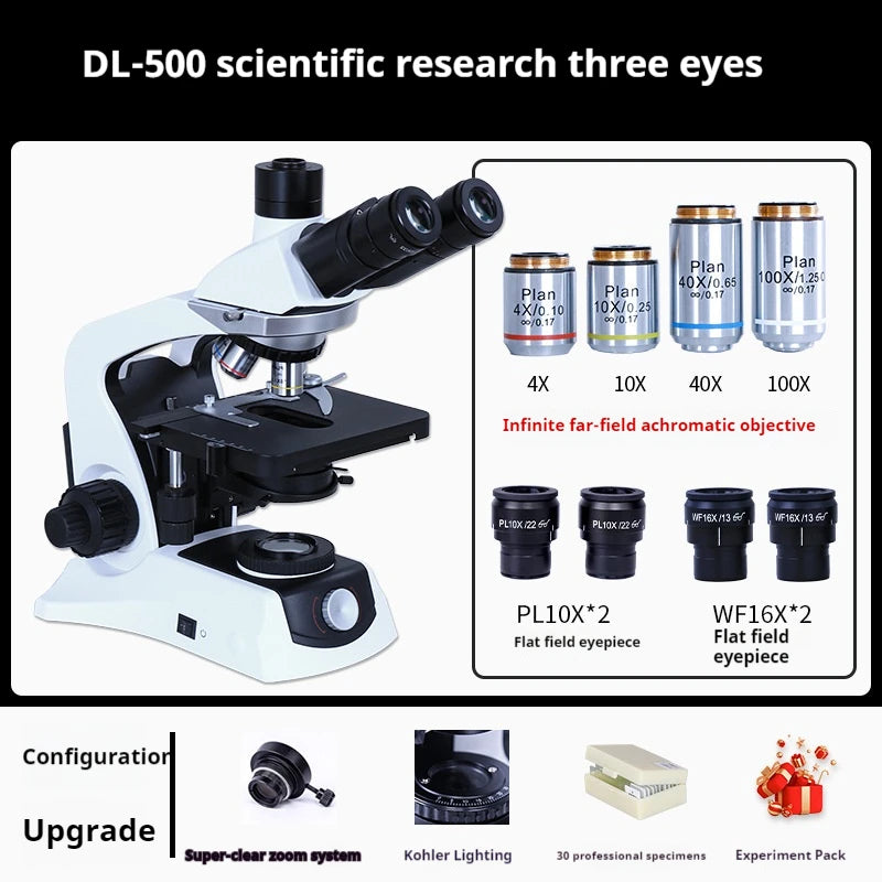 Research Grade Biological Microscope | Plan Infinity Optical System Biological Microscope Axl 2