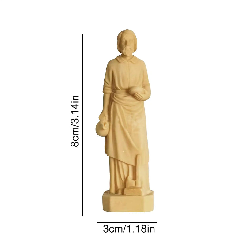 St. Joseph Hand-Painted Resin Statue – Home Décor Figurine Religious Figurine Axl