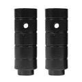 Anti-Skid Aluminum Bike Axle Pegs – 1 Pair Rear Footrest Bike Axle Pegs Axl WHITE