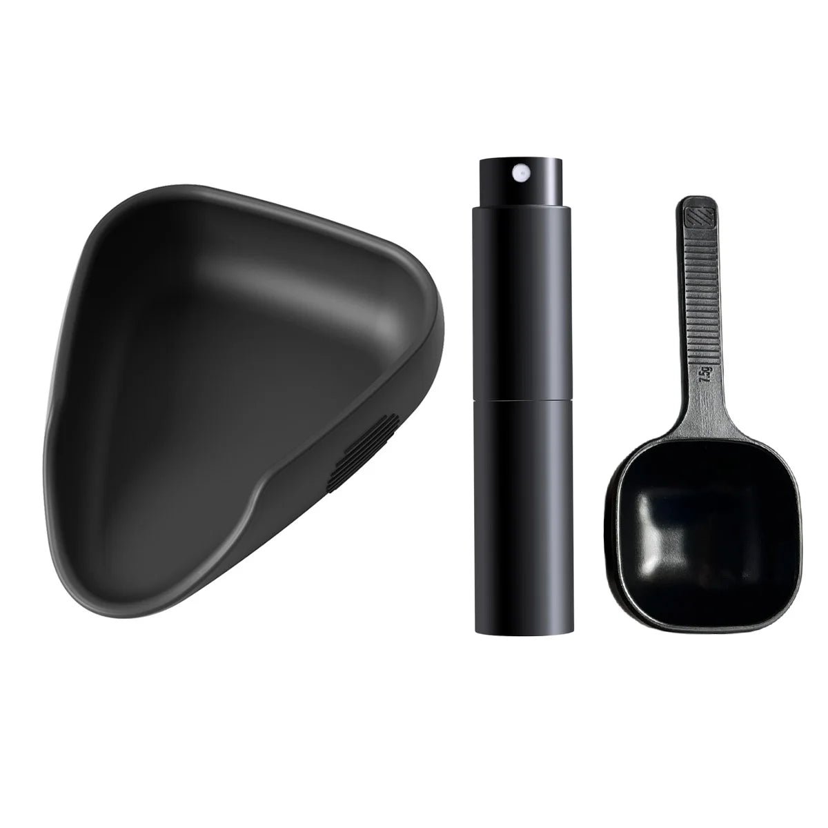 Silicone Coffee Dosing Cup & Sprayer Gift Set | Espresso Bar Coffee Bar Accessory Set Axl black
