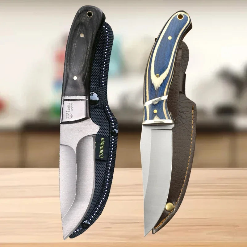 Stainless Steel Boning & Slicing Knife Set | Wood Handle Kitchen Knife Set Axl Knife AC