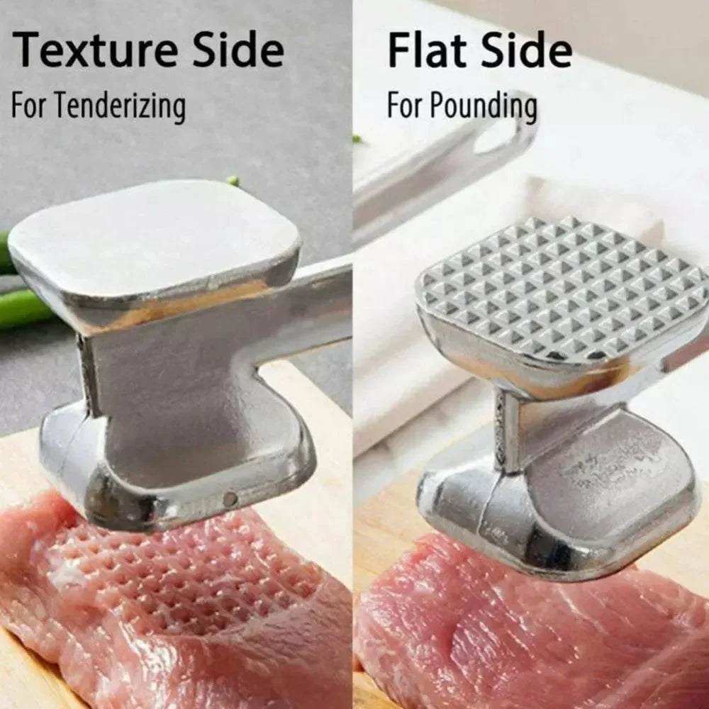 Double-Sided Stainless Steel Meat Tenderizer Mallet Meat Tenderizer Mallet Axl