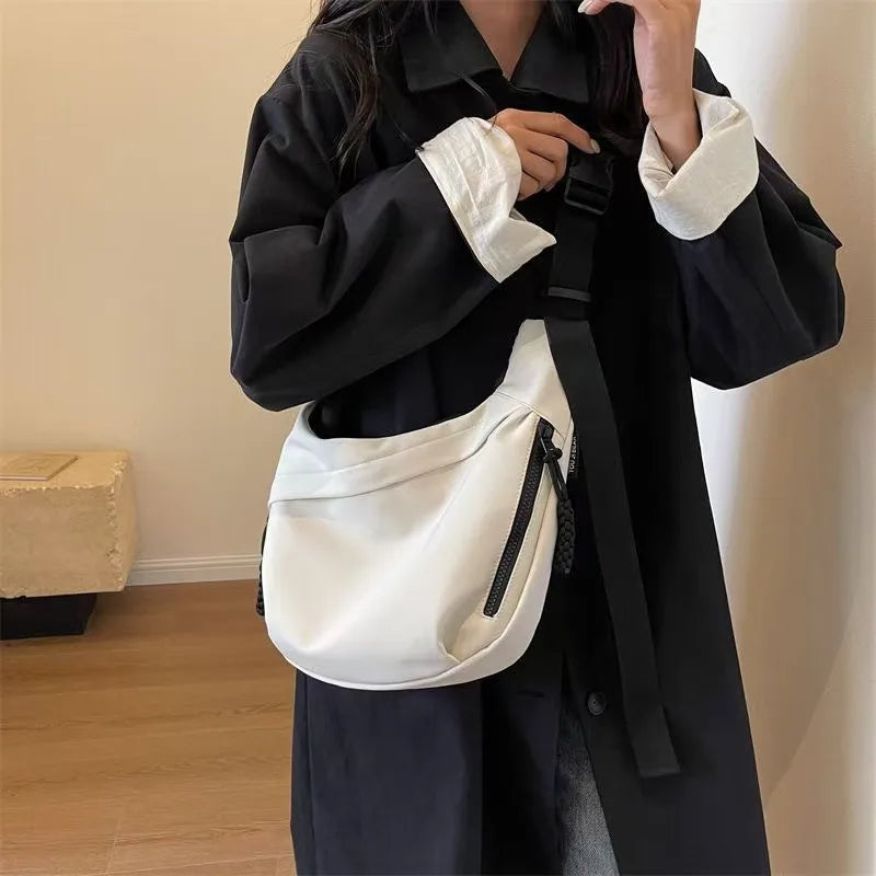 Women's Nylon Crossbody Hobo Bag – Large Capacity Shoulder Purse Crossbody Shoulder Bag Axl
