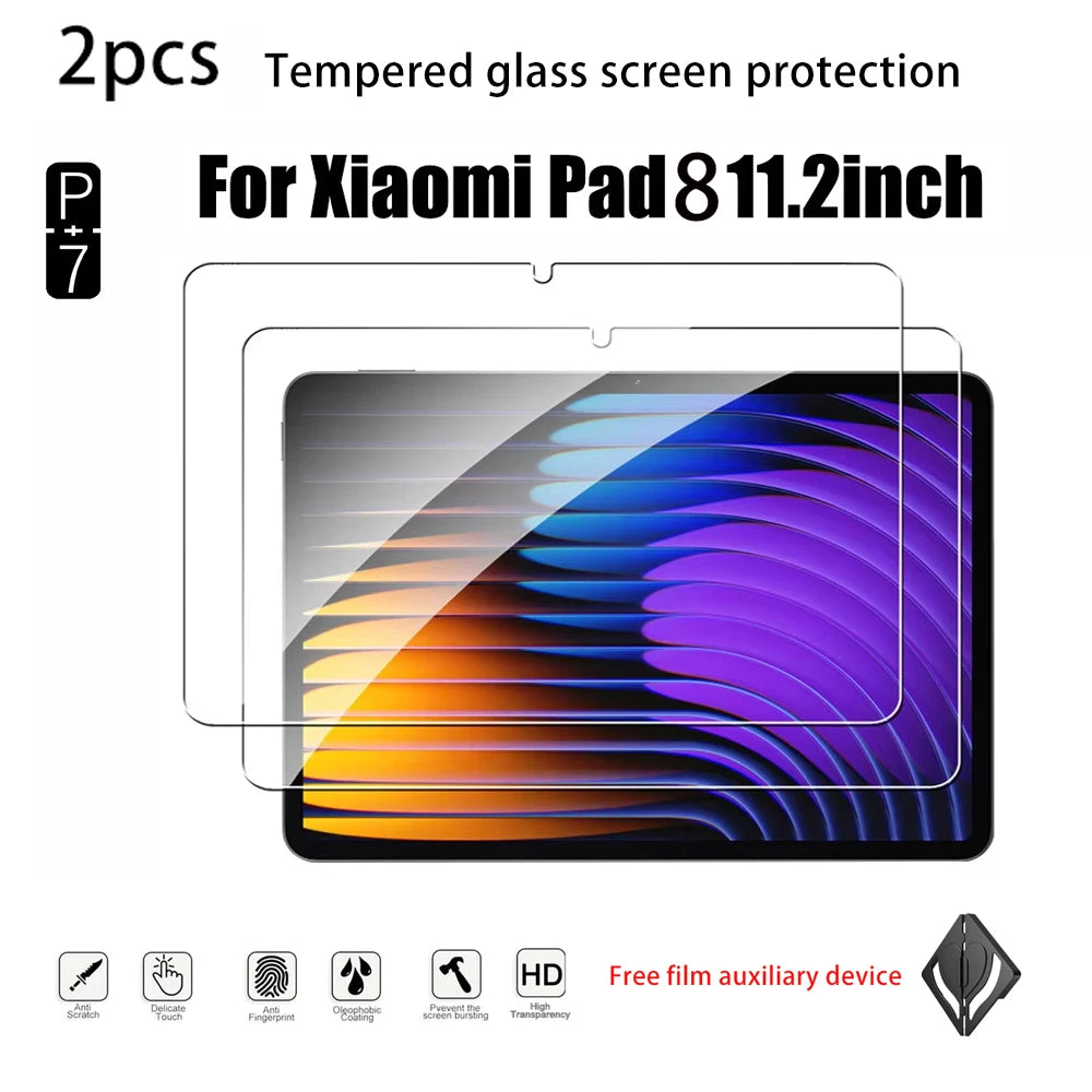 2-Pack HD Tempered Glass Screen Protector for Xiaomi Pad Tablet Screen Protector Axl for xiaomi pad8 11.2