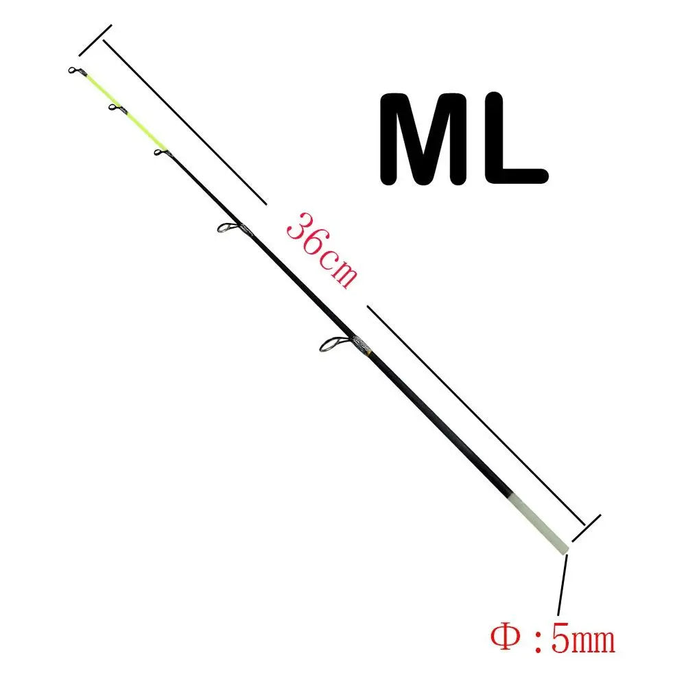 50cm Ice Fishing Rod – Soft Fiberglass Tip & Cork Handle Ice Fishing Rod Axl -ML